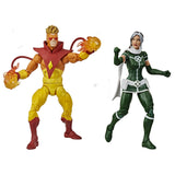 Hasbro Marvel Legends Series X-Men Classic Rogue and Pyro 2-pack action figure toys