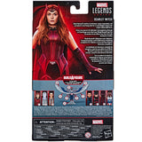 Hasbro Marvel Legends Series Disney+ Wandavision Scarlet Witch elizabeth Olsen box package back