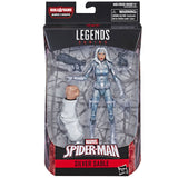 Hasbro Marvel Legends Series Spider-Man Silver Sable 6-inch box package front