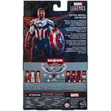 Hasbro Marvel Legends Series The Falcon Sam Wilson Captain America Anthony Mackie box package back