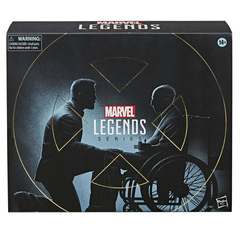 Hasbro Marvel Legends Series X-men Logan and Charles Xavier Film 2-pack GIftset pulsecon 2020 exclusive outer box package front