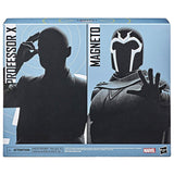 Hasbro Marvel Legends series X-men Movie Magneto Professor X 2-pack giftset box package back