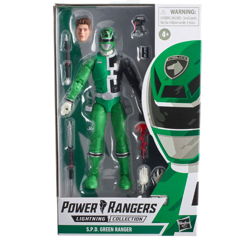 Hasbro Power Rangers Lightning Collection S.P.D. Green Ranger Box Package Front