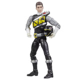 Hasbro Power Rangers Lightning Collection Dino Charge Black Ranger action figure toy face