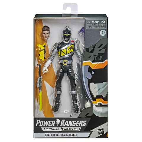 Hasbro Power Rangers Lightning Collection Dino Charge Black Ranger box package Front
