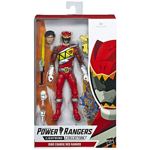 Hasbro Power Rangers Lightning Collection Dino Charge Red Ranger Box Package Front