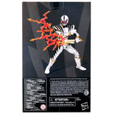 Hasbro Power Rangers Lightning Collection Dino Thunder White Ranger no paint helmet variant box package walgreens exclusive box package back
