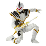 Hasbro Power Rangers Lightning Collection Dino Thunder White Ranger no paint helmet variant box package walgreens exclusive action figure toy Crouch