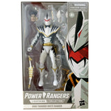 Hasbro Power Rangers Lightning Collection Dino Thunder White Ranger no paint helmet variant box package walgreens exclusive box package front photo