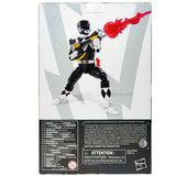 Hasbro Power Rangers Lightning Collecticon Mighty Morphin Black Ranger Box Package Back