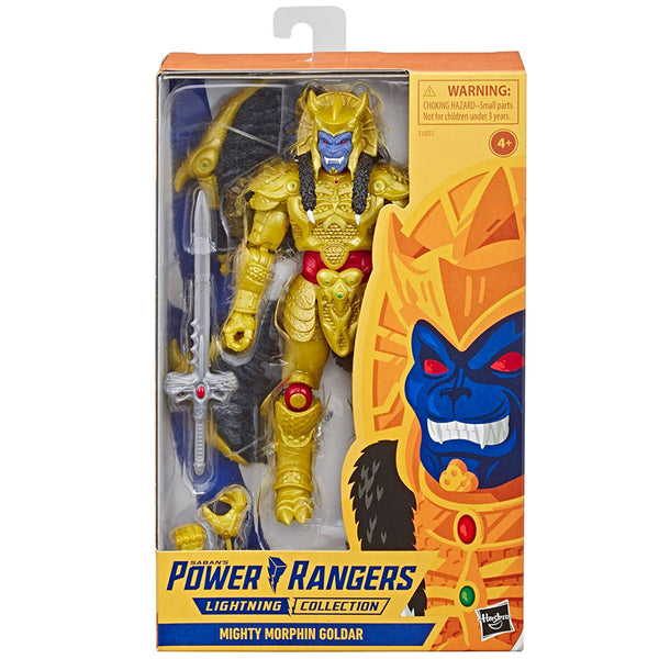 Power Rangers Lightning Collecticon Mighty Morphin Goldar Gold Box