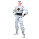 Hasbro Power Rangers Lightning Collection Mighty Morphin Ninja White Ranger Target Exclusive Action figure toy face
