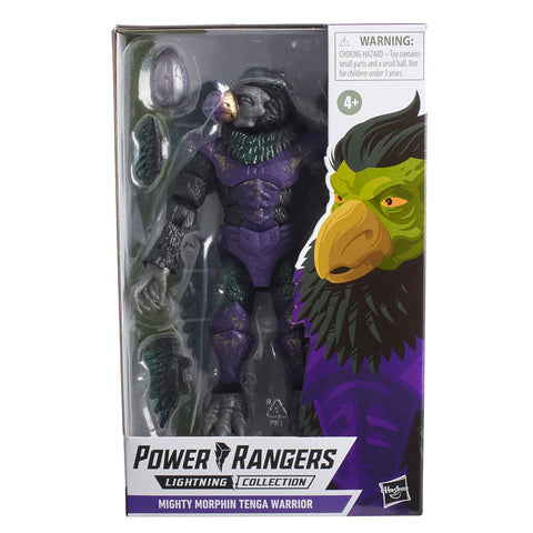 Hasbro Power Rangers Lightning Collection Mighty Morphin Tenga Warrior Box Package Front