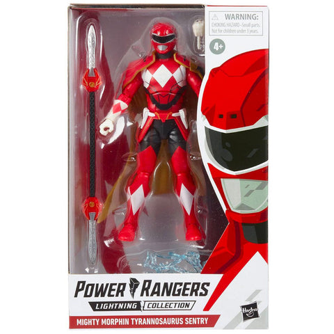 Hasbro Power Rangers Lightning Collection Mighty Morphin Tyrannosaurus Sentry Red Ranger Target Exclusive box package front