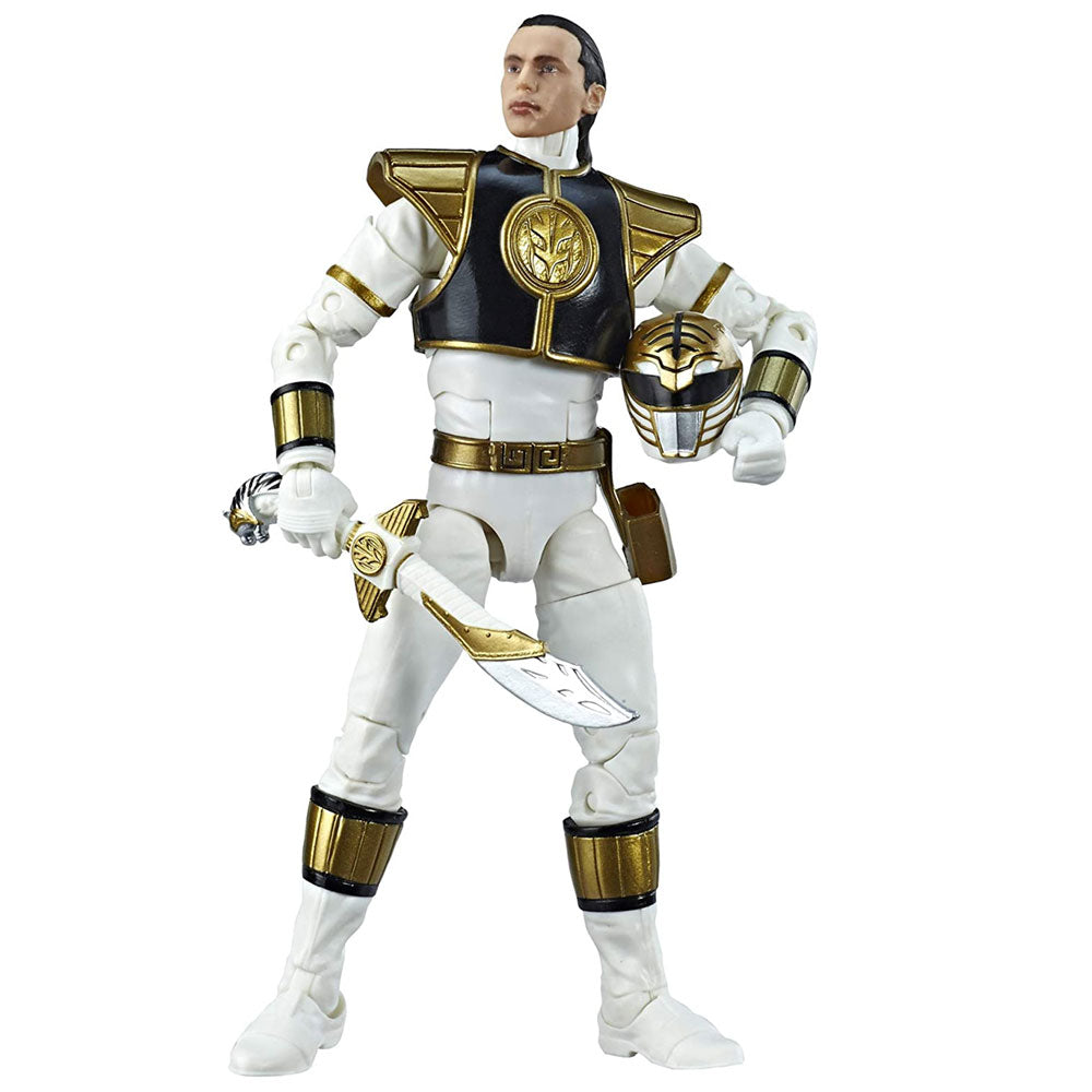 Power Rangers Lightning Collecticon Mighty Morphin White Ranger Tommy ...