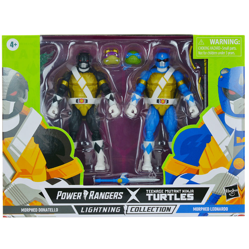 Power Rangers TMNT Crossover Lightning Collection Morphed Donatello & Leonardo - 2-pack