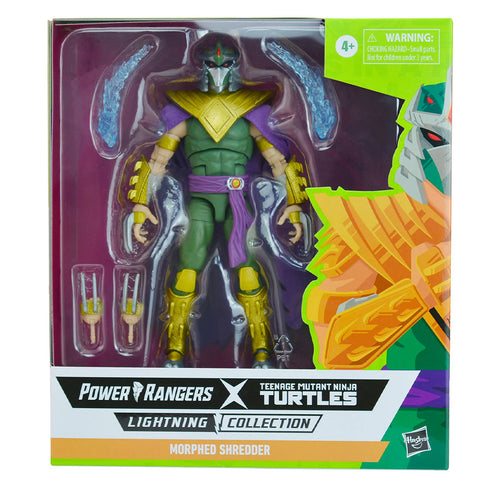 Hasbro Power Rangers Lightning Collection TMNT Teenage Mutant Ninja Turtles Morphed Shredder box package front