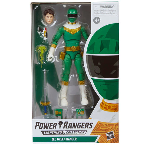 Hasbro Power Rangers Lightning Collection Zeo Green Ranger Box package Front