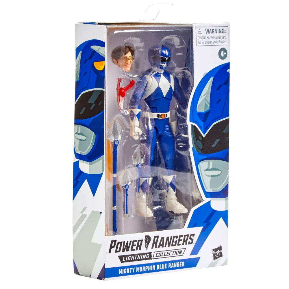 Power Rangers Lightning Collection Mighty Morphin Blue Ranger Toy ...