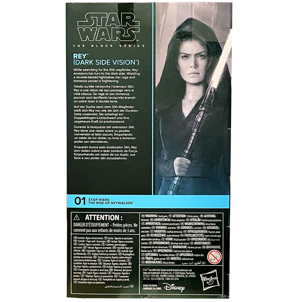 Buy Star Wars Black Series 01 Rey Dark Side Vision TROS Action Figure ...
