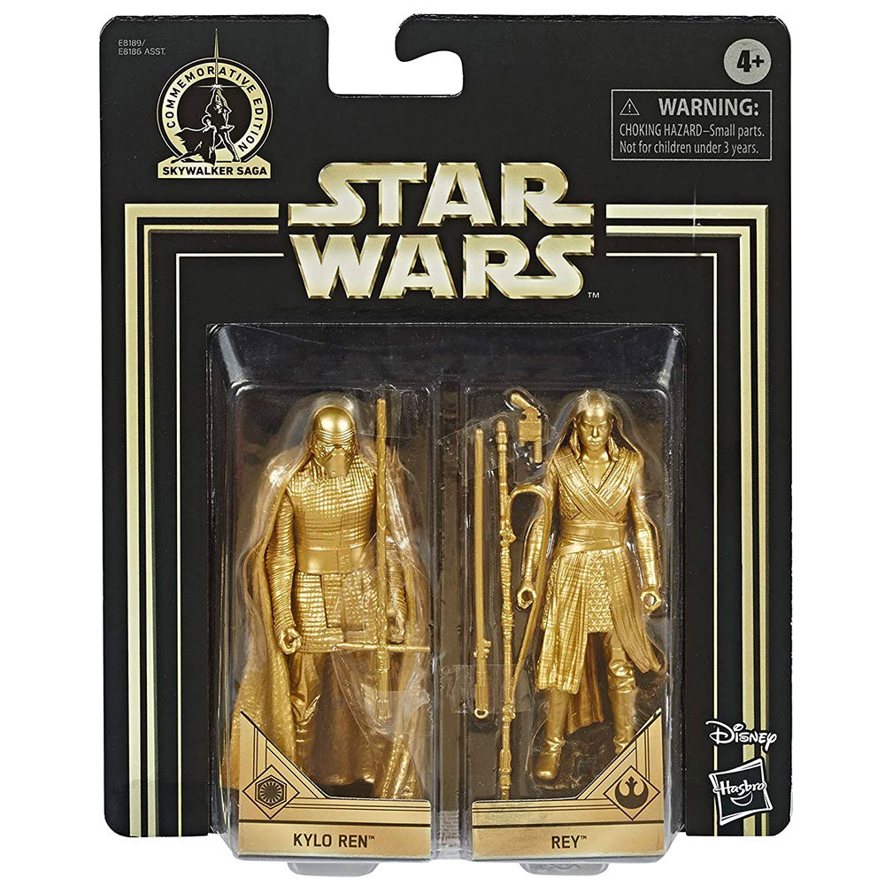 Star Wars Skywalker Saga Commemorative Edition Gold Kylo Ren & Rey - 2-Pack Star Wars Skywalker Saga Commemorative Edition Gold Kylo Ren & Rey - 2-Pack