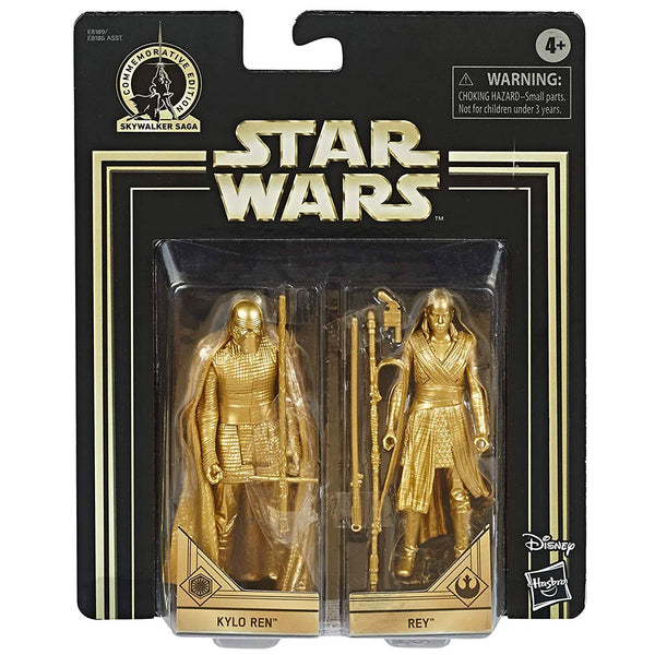 Star Wars Skywalker Saga Commemorative Edition Gold Kylo Ren & Rey - 2-Pack Star Wars Skywalker Saga Commemorative Edition Gold Kylo Ren & Rey - 2-Pack