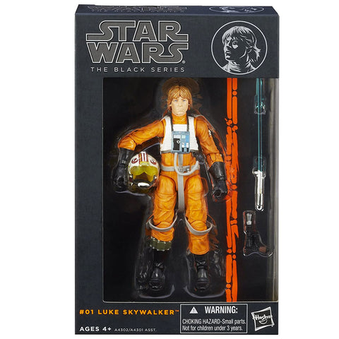 Hasbro Star Wars The Black Series 2013 01 Luke Skywalker X-wing Pilot Box Package Front