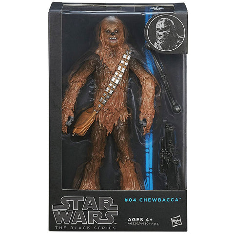 Hasbro Star Wars The Black Series 04 Chewbacca wookie blue box package front
