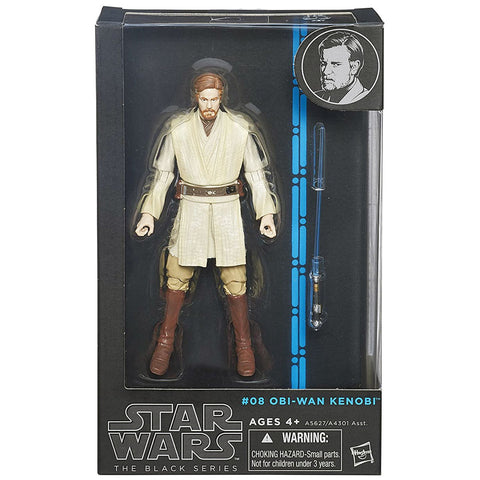 Hasbro Star Wars The Black Series 08 Obi-Wan blue box package front