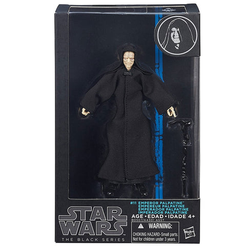 Hasbro Star Wars The Black Series 11 Emperor Palpatine blue box package