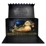 Hasbro Star Wars The Black Series SDCC 2014 Jabba The Hutt's Throne Room with Salacious Crumb Giftset Box package open