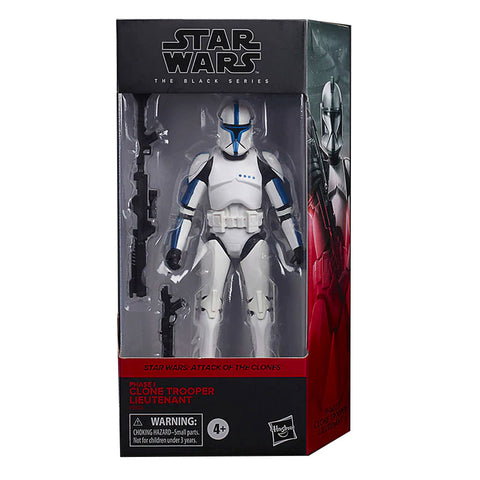 Hasbro Star Wars The Black Series Phase I Clone Trooper Lieutenant walgreens exclusive box package front