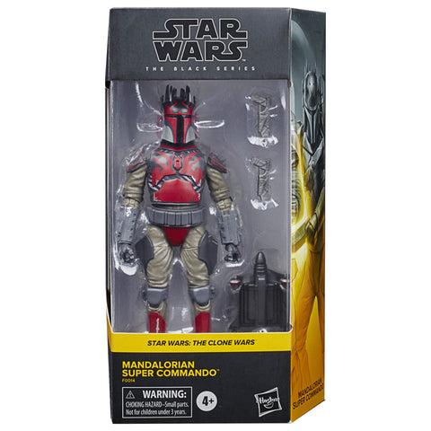 Hasbro Star Wars The Black Series Clone Mandalorian Super Commando Walmart Exclusive box package front