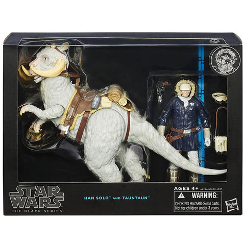 Hasbro Star Wars The Black Series Deluxe Han Solo and tauntaun hoth box package Front