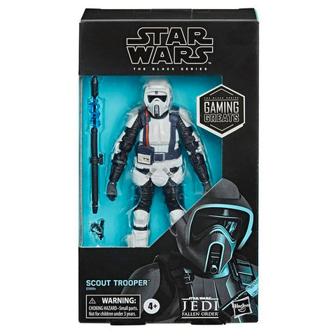Hasbro Star Wars The Black Series Gaming Greats Scout Trooper Fallen Order Gamestop exclusive box package front
