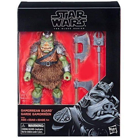 Hasbro Star wars The Black Series Gamorrean Guard ROTJ deluxe box package front reissue