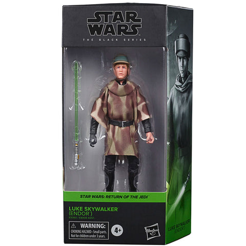 Hasbro Star Wars The Black Series Luke Skywalker Endor Box Package Front