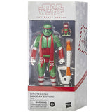 Hasbro Star Wars The Black Series Sith Trooper Holiday edition babu frik best buy exclusive box package front