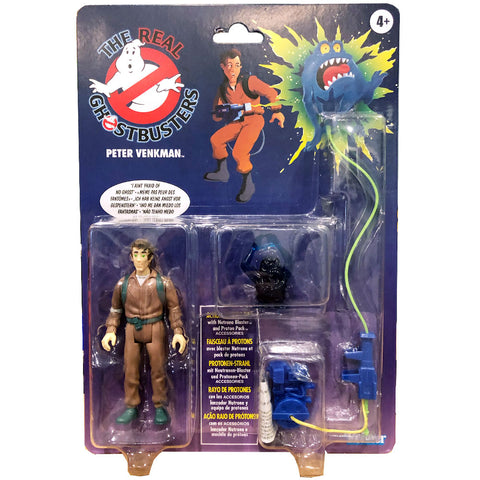 Hasbro The Real Ghostbusters Kenner Reissue Pete Venkman Grabber Ghost box package front multilingual