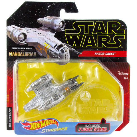 Mattel Hot Wheels Starships Star Wars Die-Cast Razor Crest black box package front