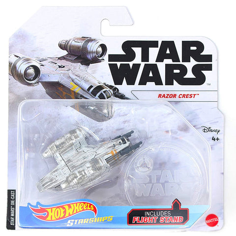 Mattel Hot Wheels Starships Star Wars Die-Cast Razor Crest white box package front