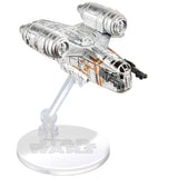 Mattel Hot Wheels Starships Star Wars Die-Cast Razor Crest white box vehicle flight stand toy