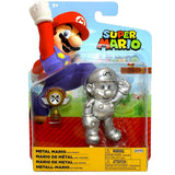 Jakks Pacific World of Nintendo Super Mario Metal Mario with Trophy box package front