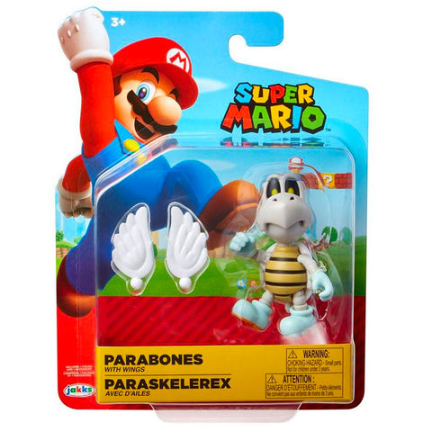 Jakks Pacific World of Nintendo Super Mario Bros Parabones with wings 4inch box package front