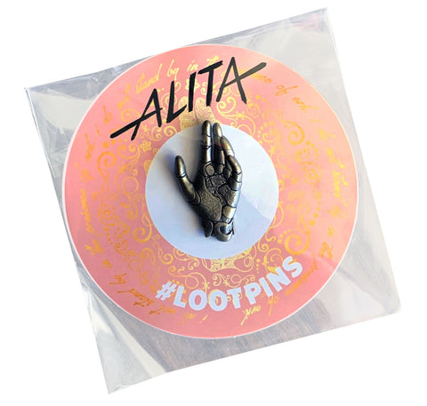 Alita: Battle Angel Loot pin Lootcrate exclusive hand