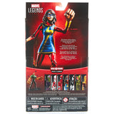 Hasbro Marvel Legends Series Ms. Marvel Sandman Kamala Khan box package back