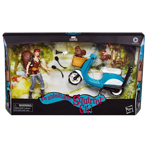 Hasbro Marvel Legends The Unbeatable Squirrel Girl scooter Box Package Front