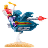 Mattle MOTU Masters of the Universe Origins Prince adam Sky Sled giftset action figure toy vehicle side