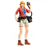 Mattel Jurassic Park Amber Collection Dr. Ellie Sattler Laura Dern action figure toy front