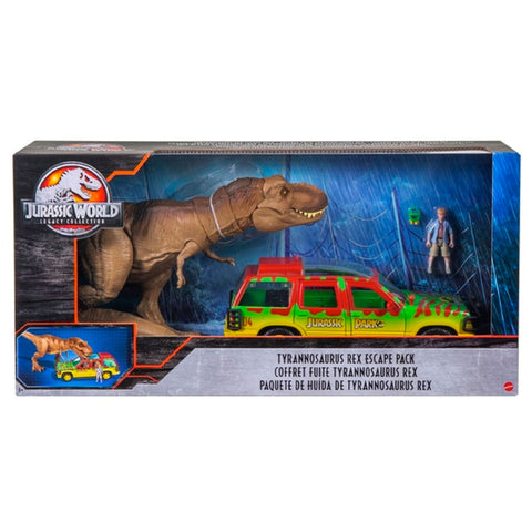 Mattel Jurassic WOrld Legacy Collection Tyrannosaurus Rex Escape Pack Target Box package front